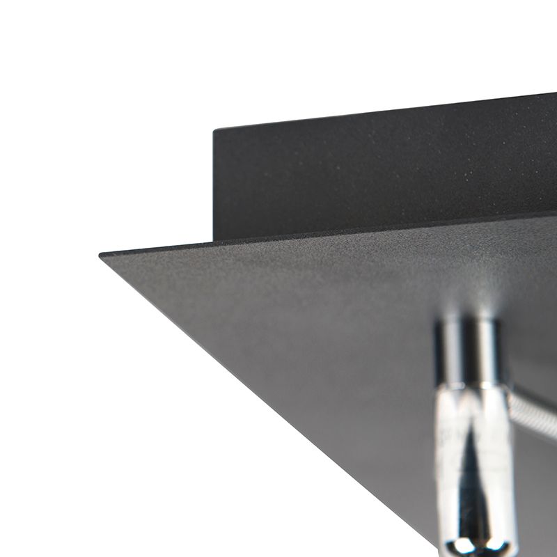 Design spot zwart 2-lichts verstelbaar - Nox