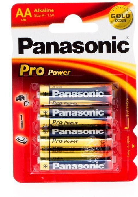 Panasonic - LR6 - AA Batterijen - 4 Stuks
