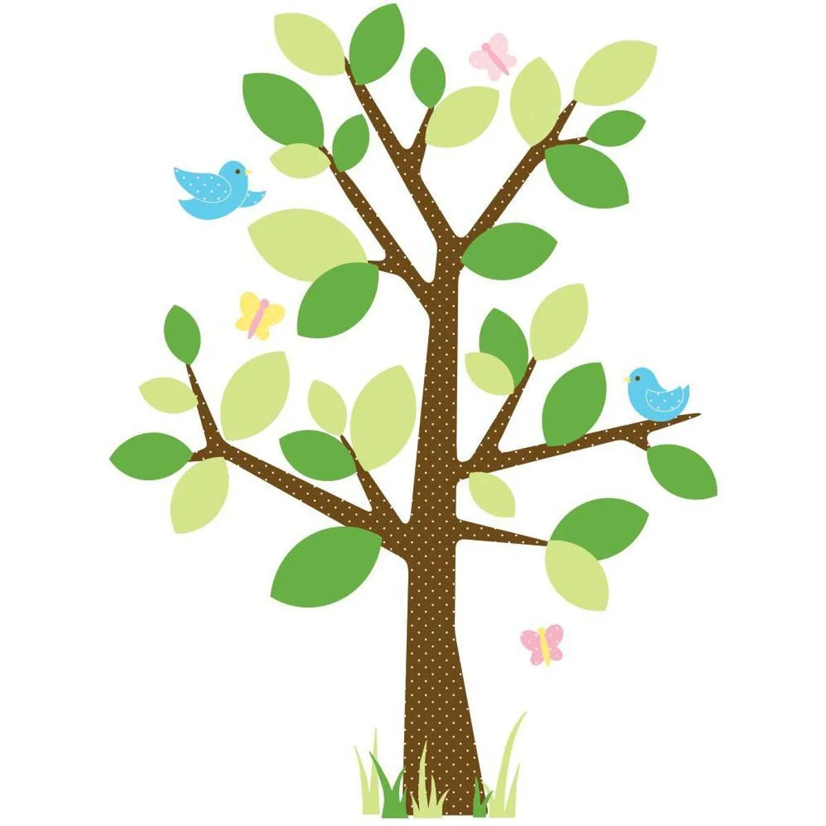 TheDecoFactory Arbre Graphique - Sticker printanier