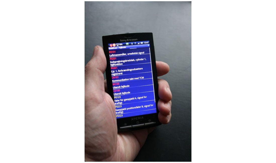 Mobilscan for Android telefon