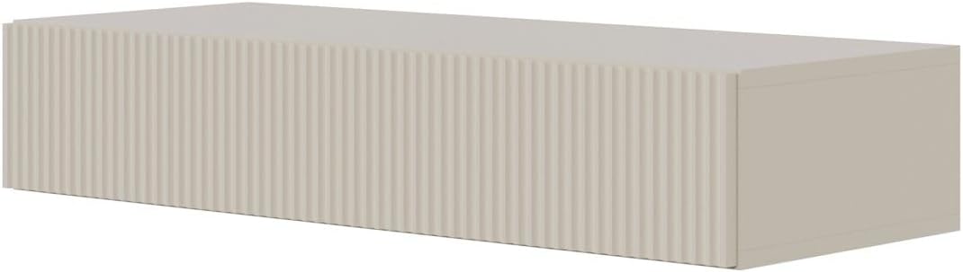 Selsey Konsolentisch Mit Schublade Hängend Beistelltisch 90 cm Eingangstisch Konsole Schminktisch Veldio Graubeige