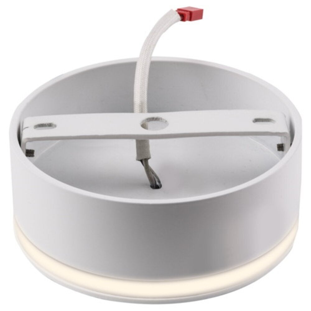 LED opbouwspot 10W warm wit met zijlichtring inclusief voorschakelapparaat