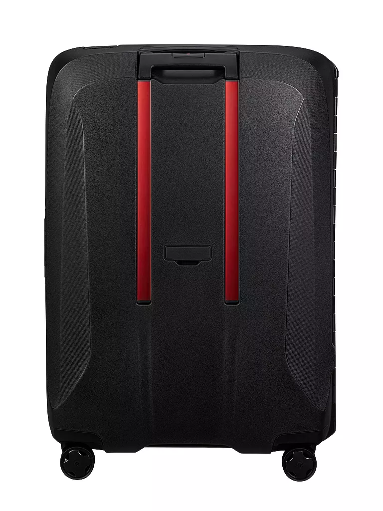 SAMSONITE Trolley ESSENS SPINNER 75cm charcoal/red schwarz