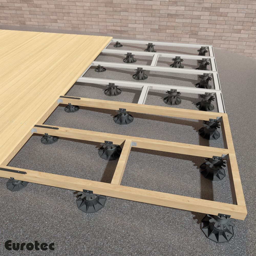 TERRASSEFOT EUROTEC ECO M JUSTERBAR 35-65MM