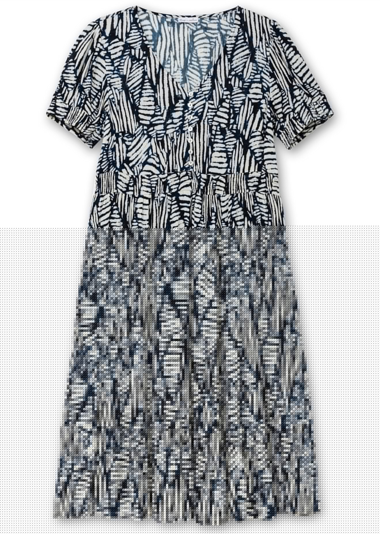 sheego by Joe Browns Druckkleid »Kleid« Eingrifftaschen