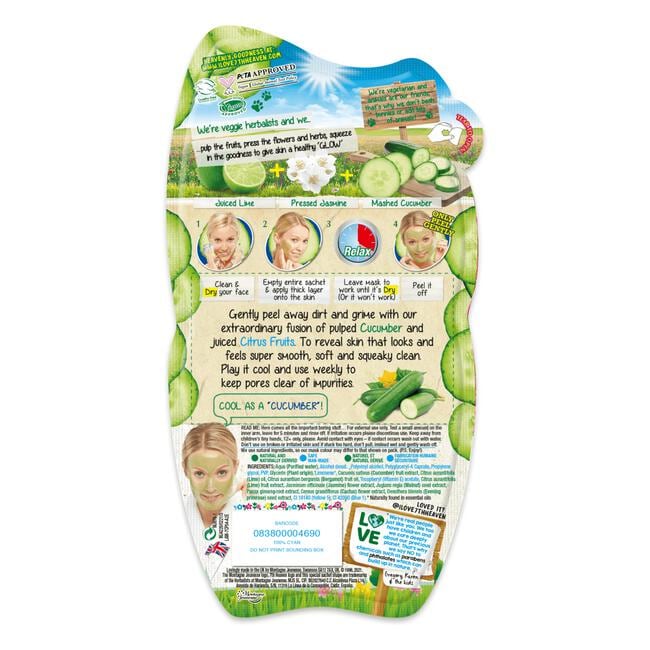 7th Heaven Cucumber Peel Off Masker
