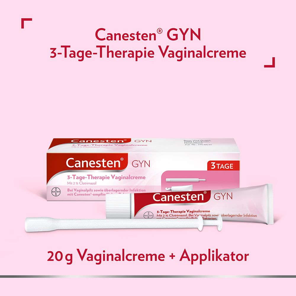 Canesten® GYN 3-Tage-Therapie Vaginalcreme