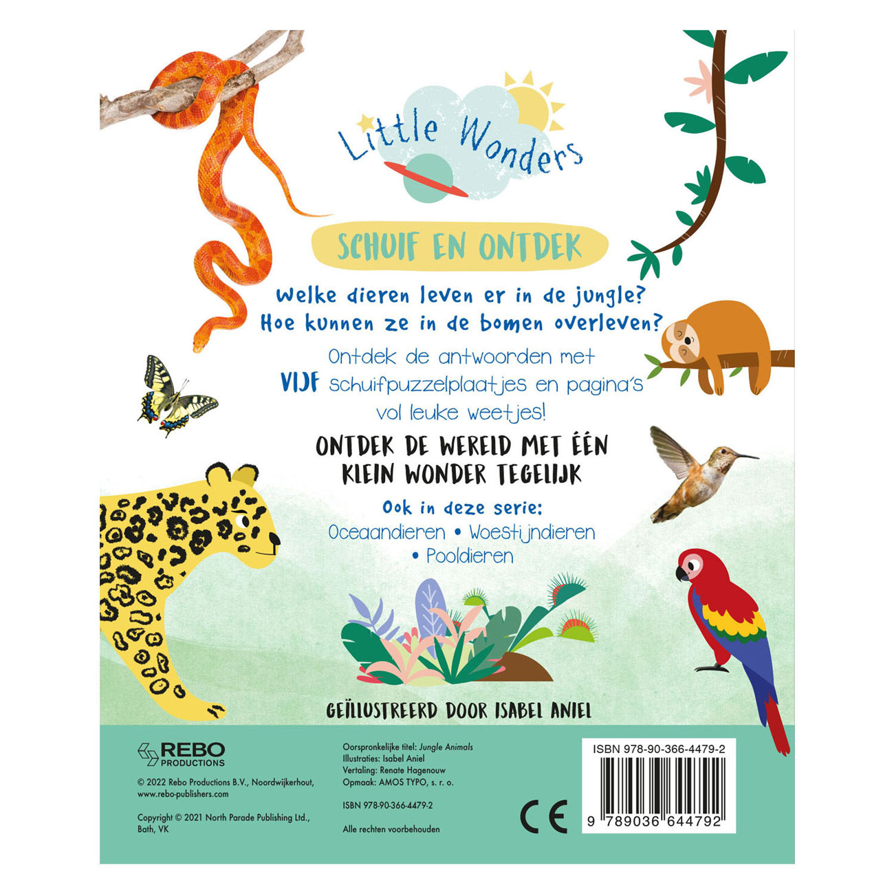 Jungledieren - Schuif en Ontdek