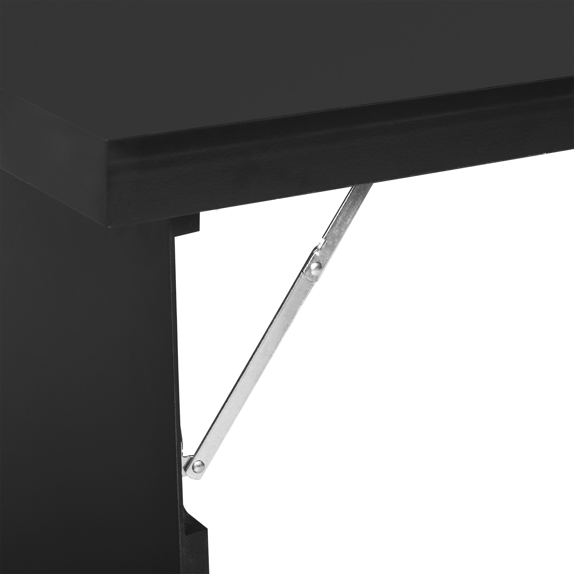 HOMCOM Schreibtisch Mit Tafel schwarz 94,5L x 60B x 147H cm