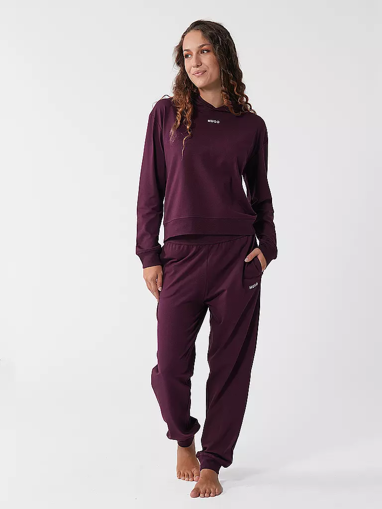 HUGO Loungewear Sweater SHUFFLE beere
