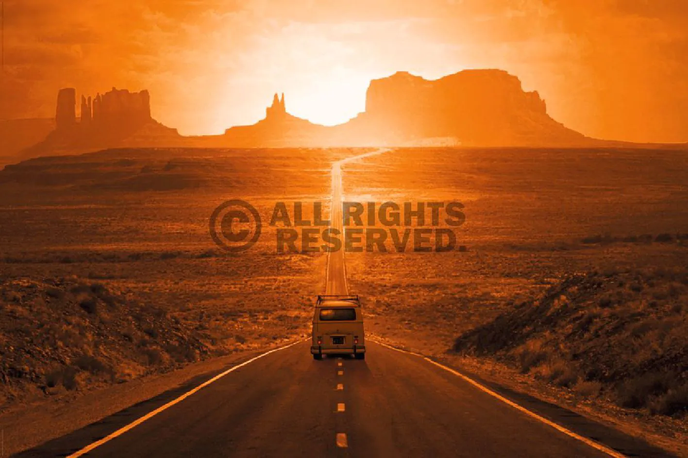 Poster Monument Valley, 61 x 91 cm