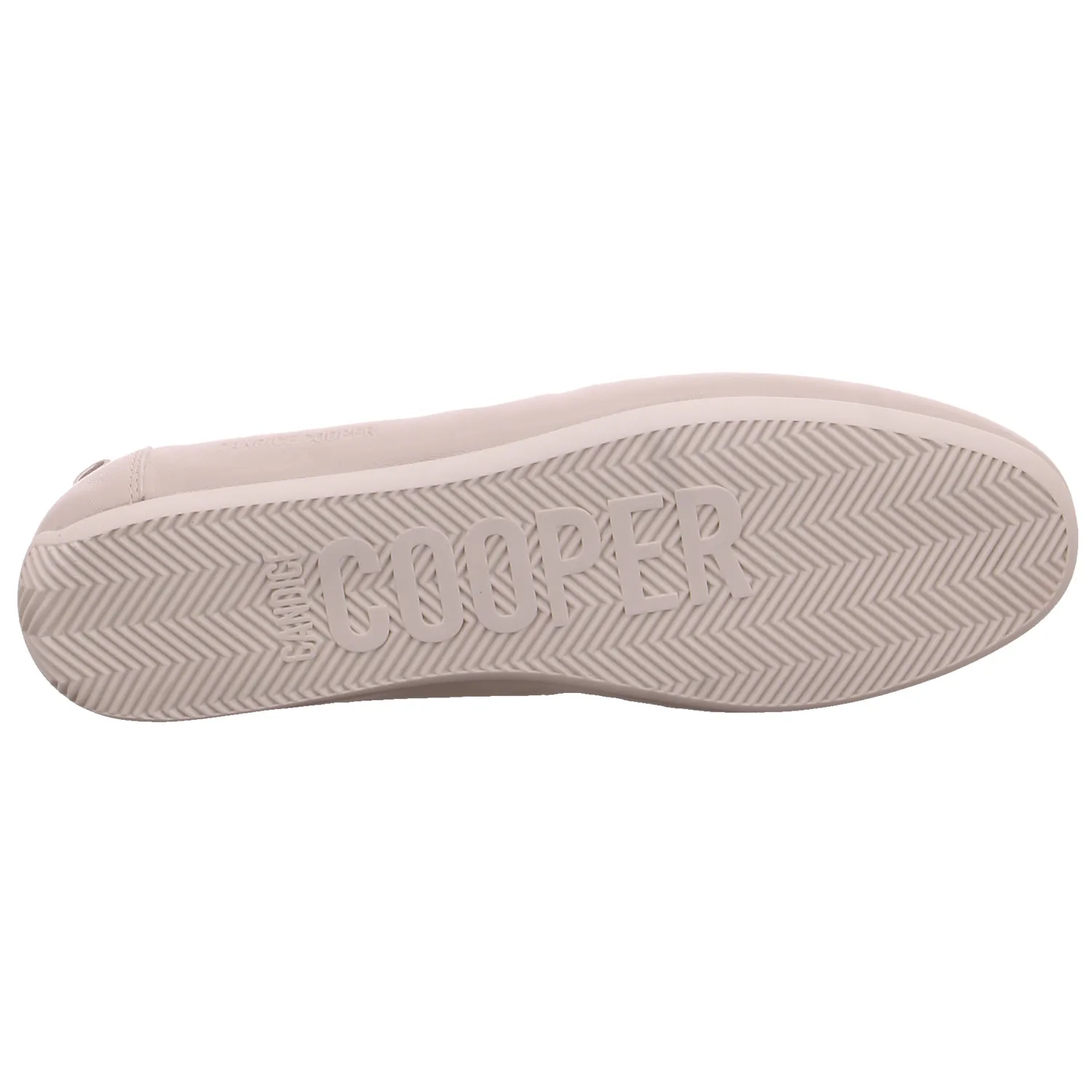 CANDICE COOPER Ballerina Offwhite Leder  mit Lederfutter