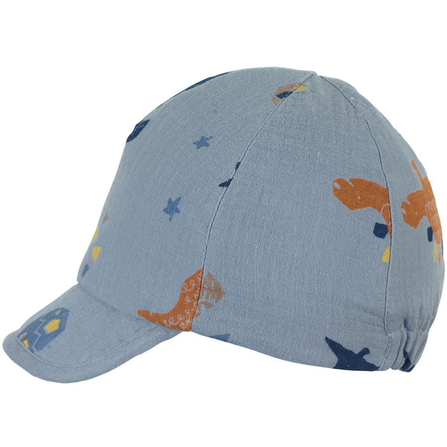 Sterntaler Schirmmütze Dinos hellblau