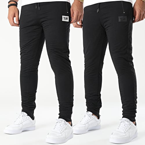 Pantalon Jogging Réversible Black Skullz Noir