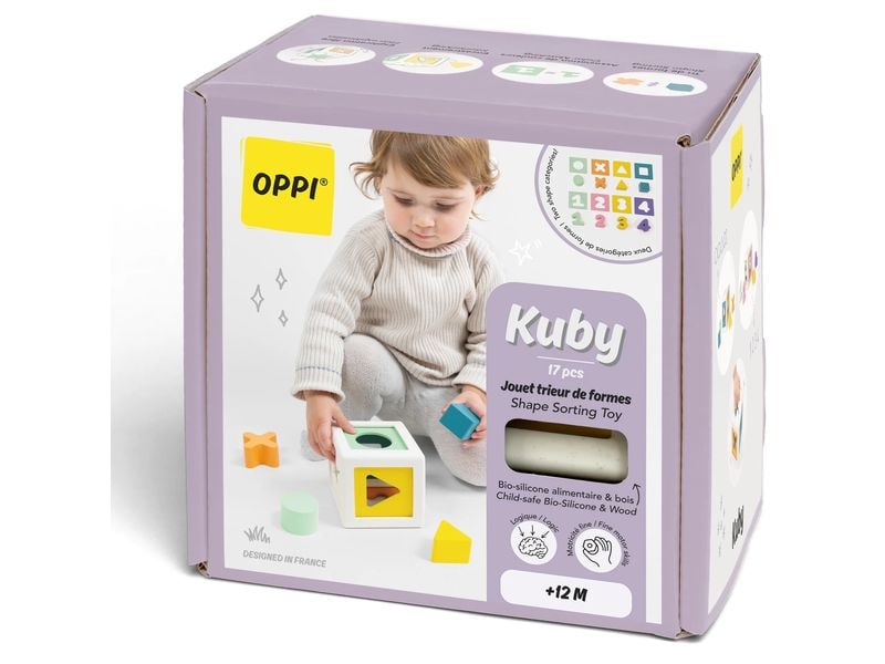 OPPI Kuby Sortierbox Kleinkinder-Spielzeug zum Sortieren
