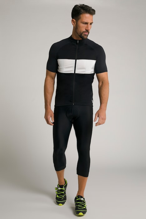 JAY-PI Fahrrad 3/4-Trägerhose, Bikewear, Polsterung, eng anliegend