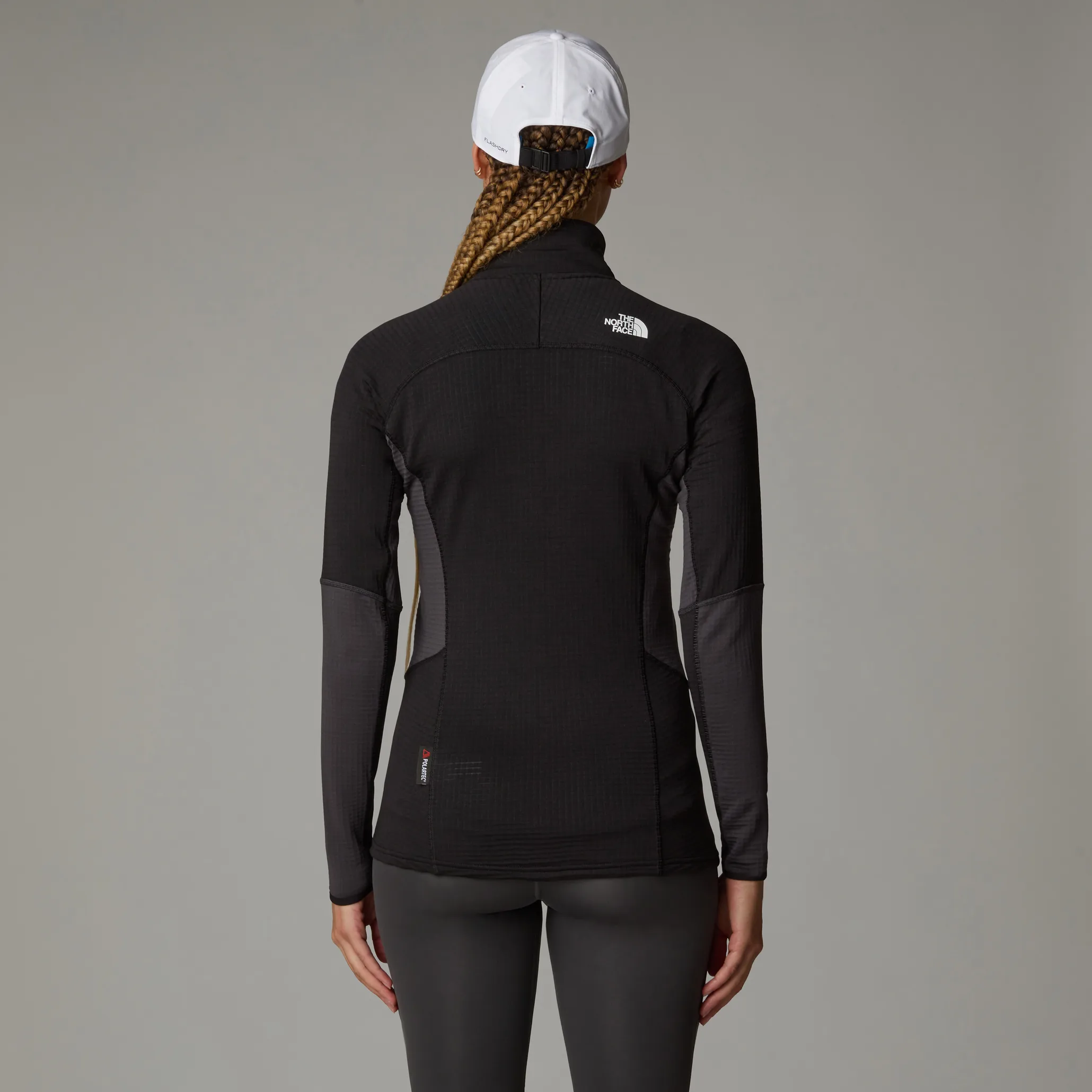 The North Face W Stormgap Powergrid Jacket Tnf Black-asphalt Grey-