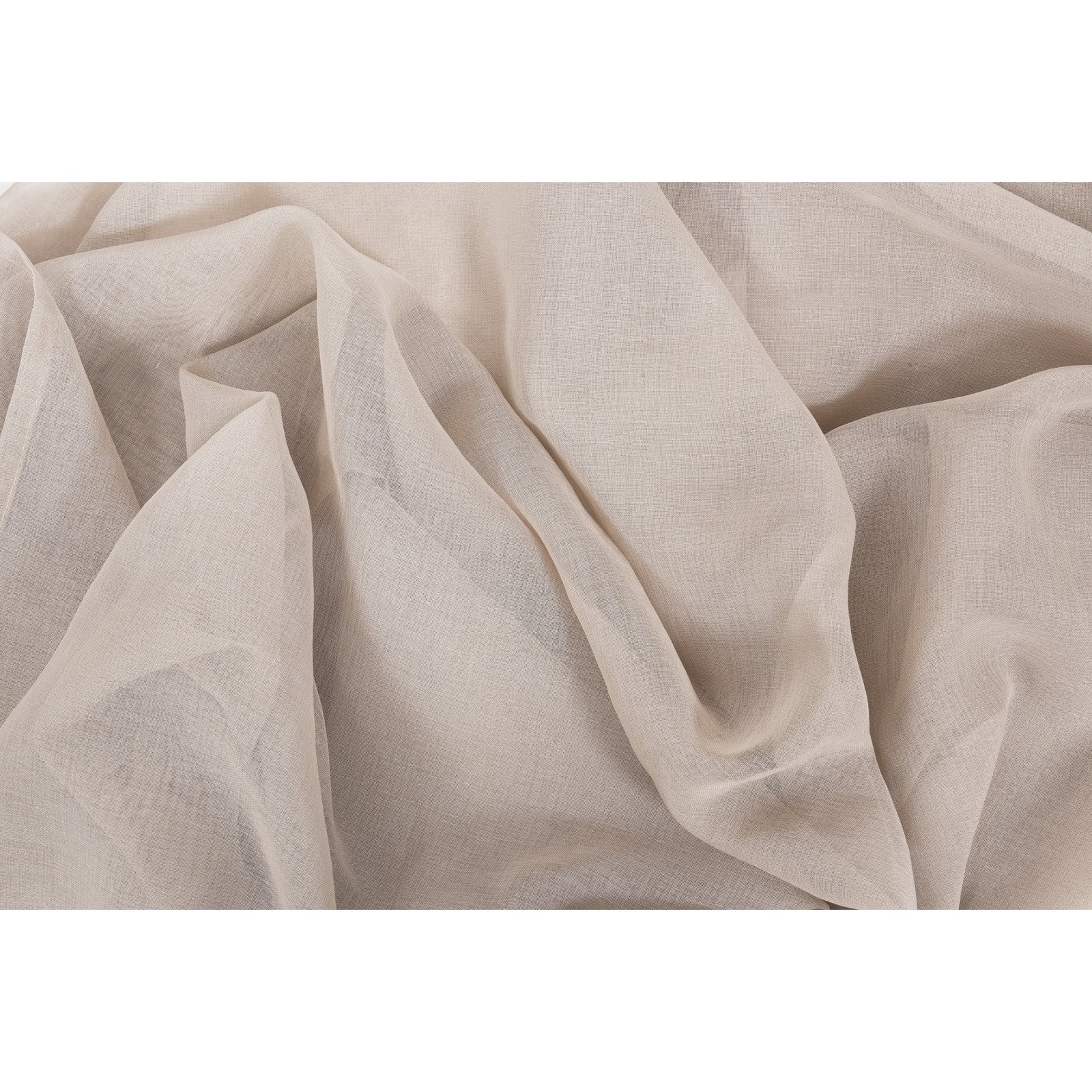 Fertigvorhang Dolly 140 x 245 cm mit Universalband taupe