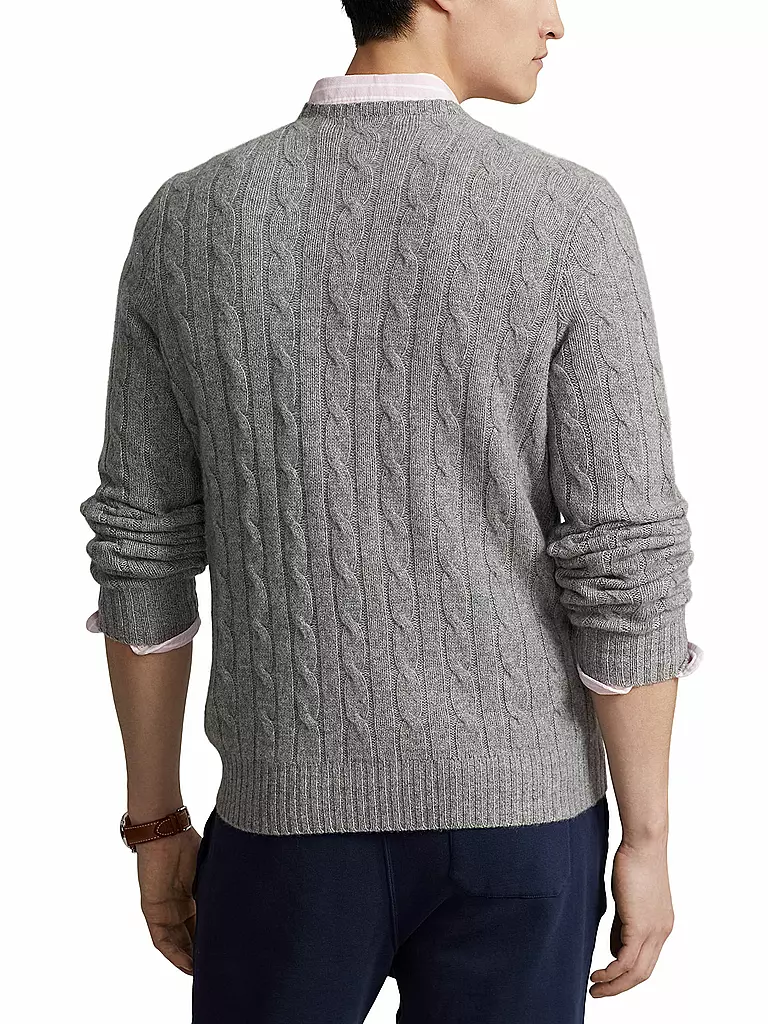POLO RALPH LAUREN Kaschmirpullover hellgrau