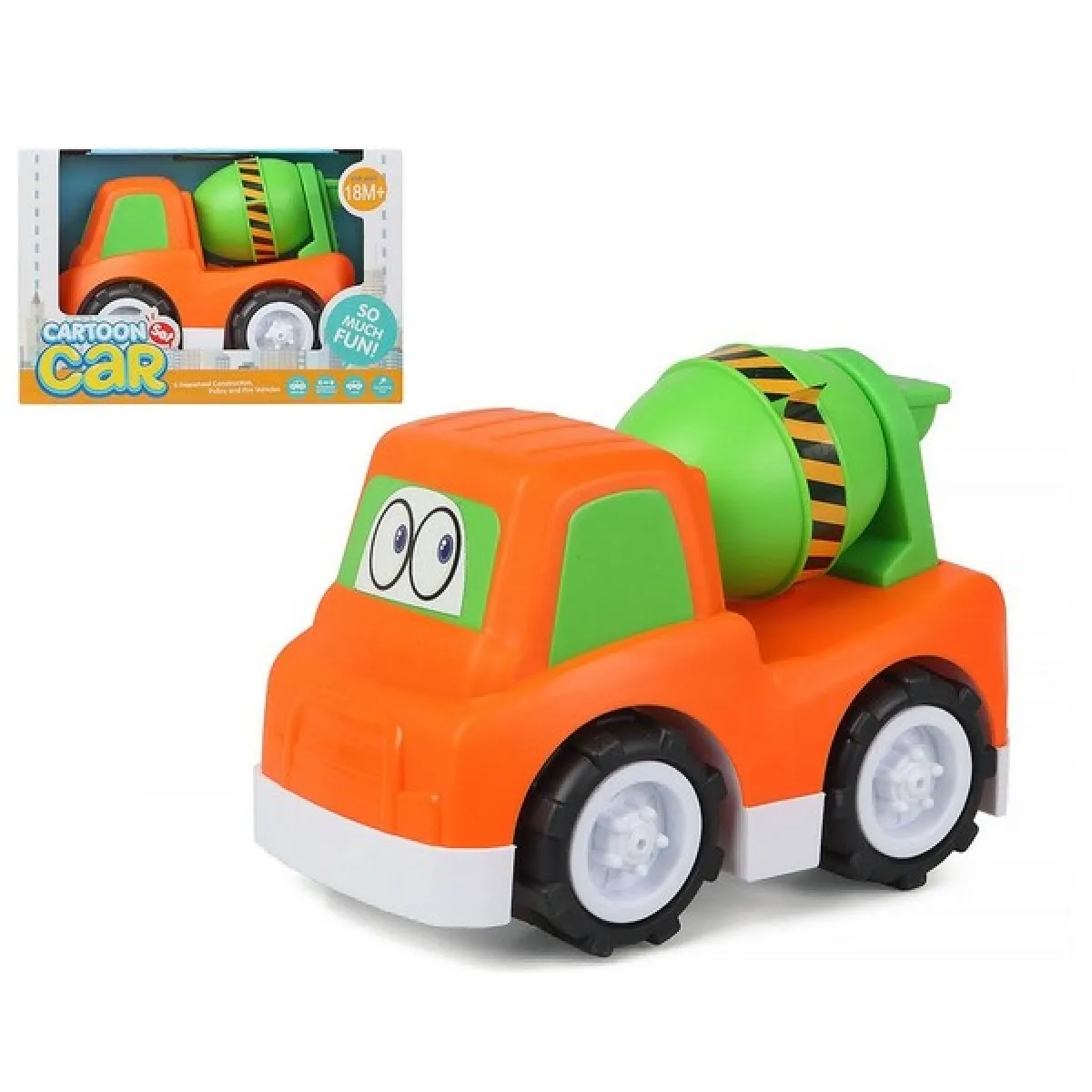 Totalcadeau Voiture Cartoon Enfant Rouge
