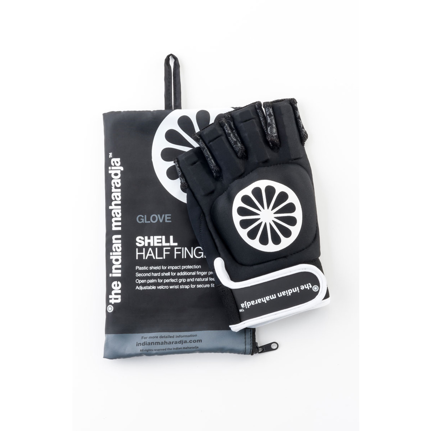Indian Maharadja Handschoen Halve Vingers Links