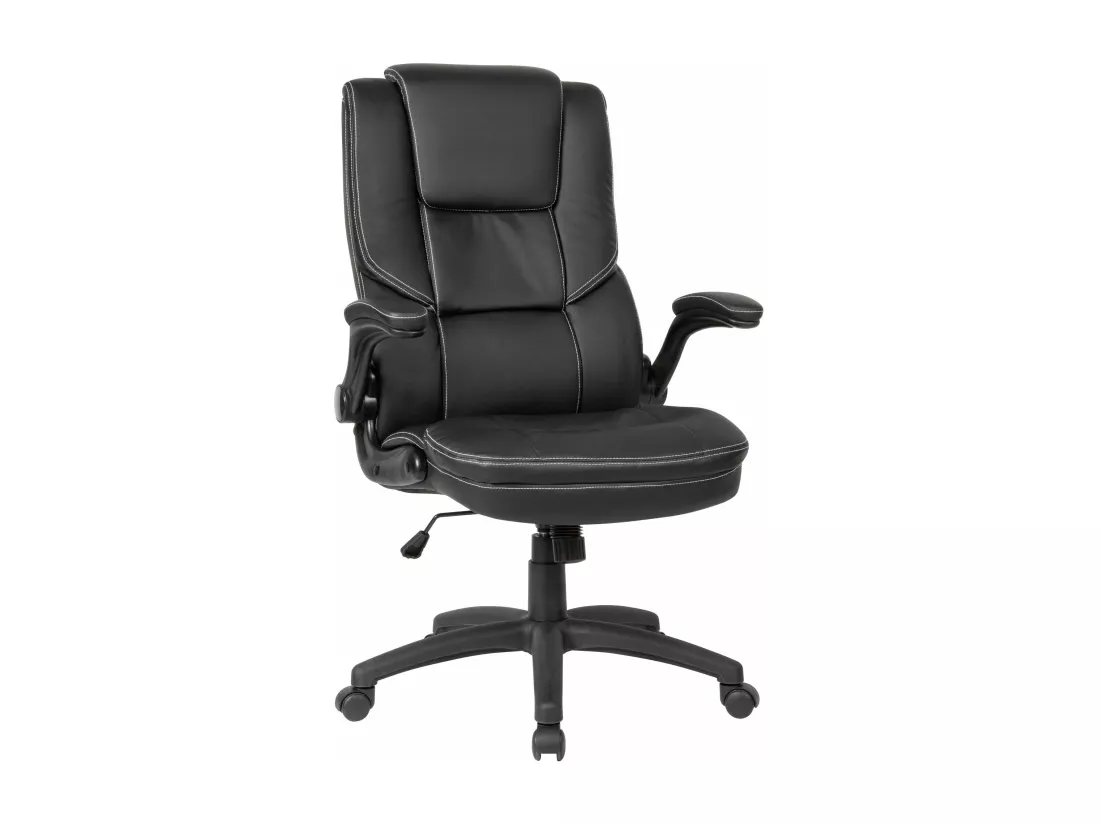 Chaise de Bureau Simili Cuir Fauteuil Ergonomique Siège Pivotante 120 kg
