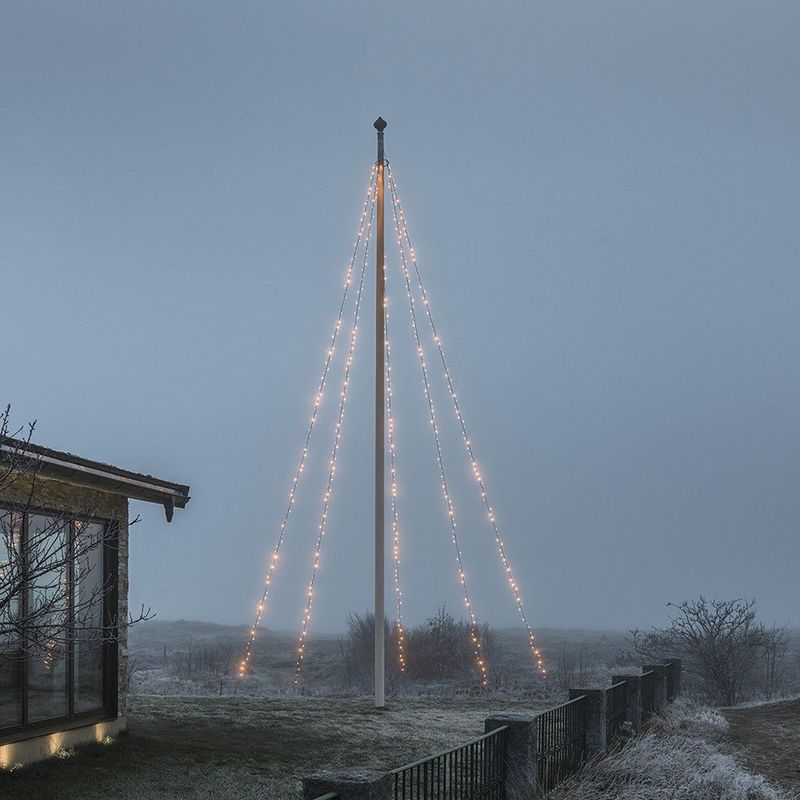 Vlaggenmastverlichting - 500 LEDs - Amber 2200K - 5 meter - Kerstverlichting