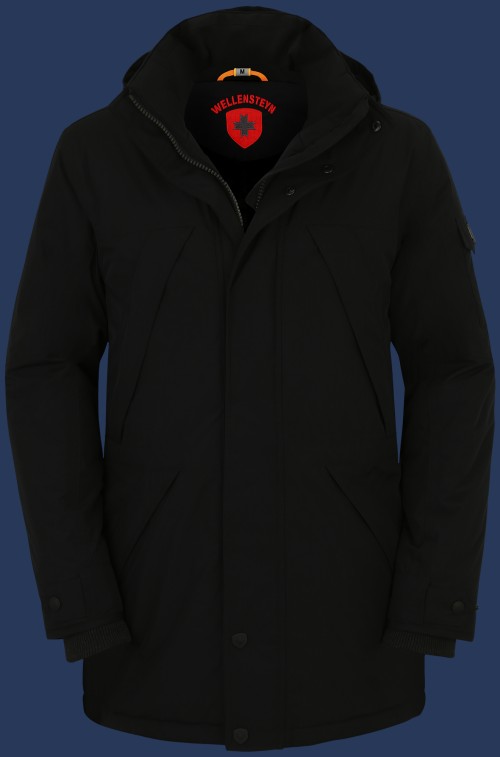Brandungsparka PolyHiTec, Schwarz