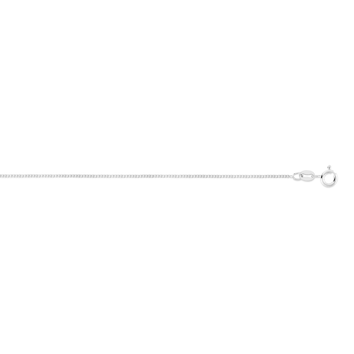 Chaîne argent 925 maille gourmette 55 cm
