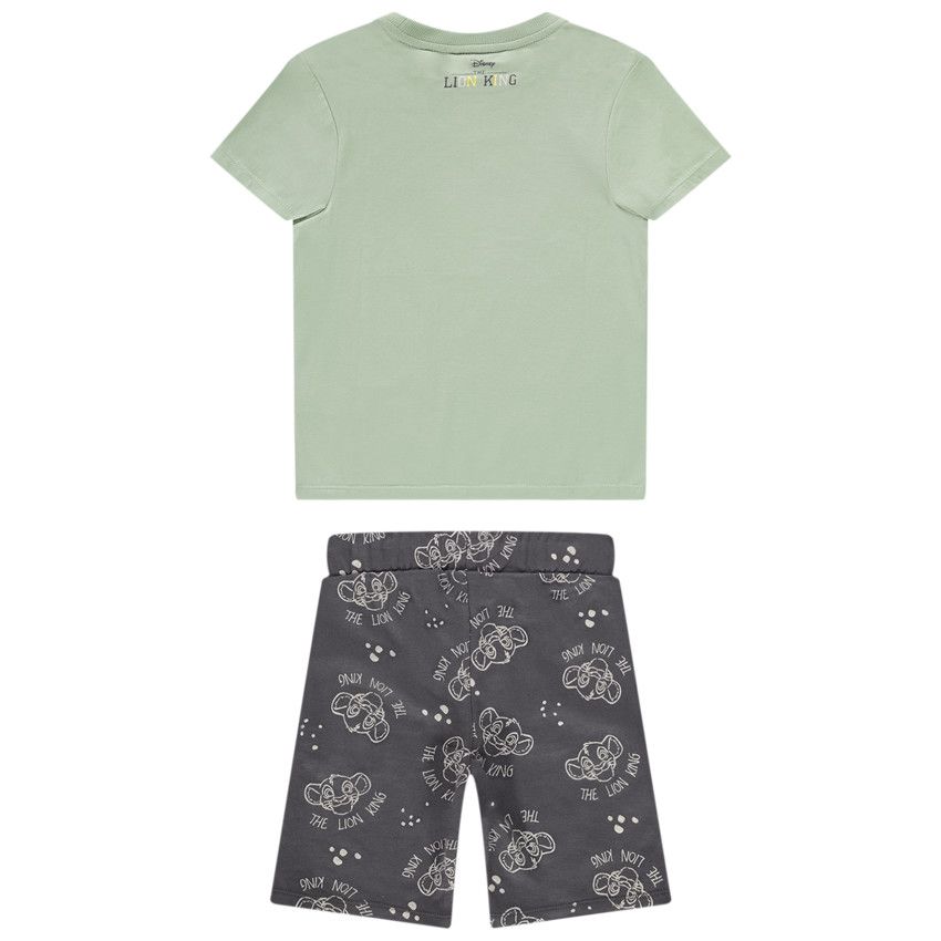 Ensemble court 2 pièces Le Roi Lion Disney pour garçon - Vert
