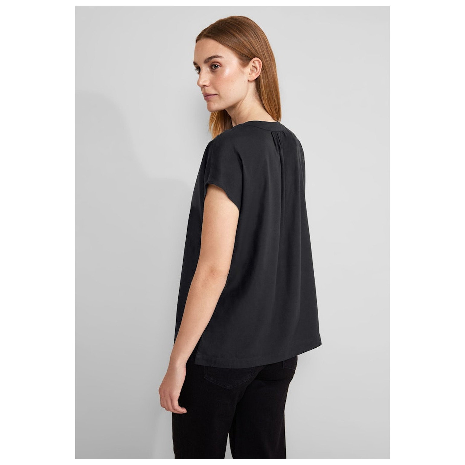 Street One QR Shirtblouse w splitneck sol