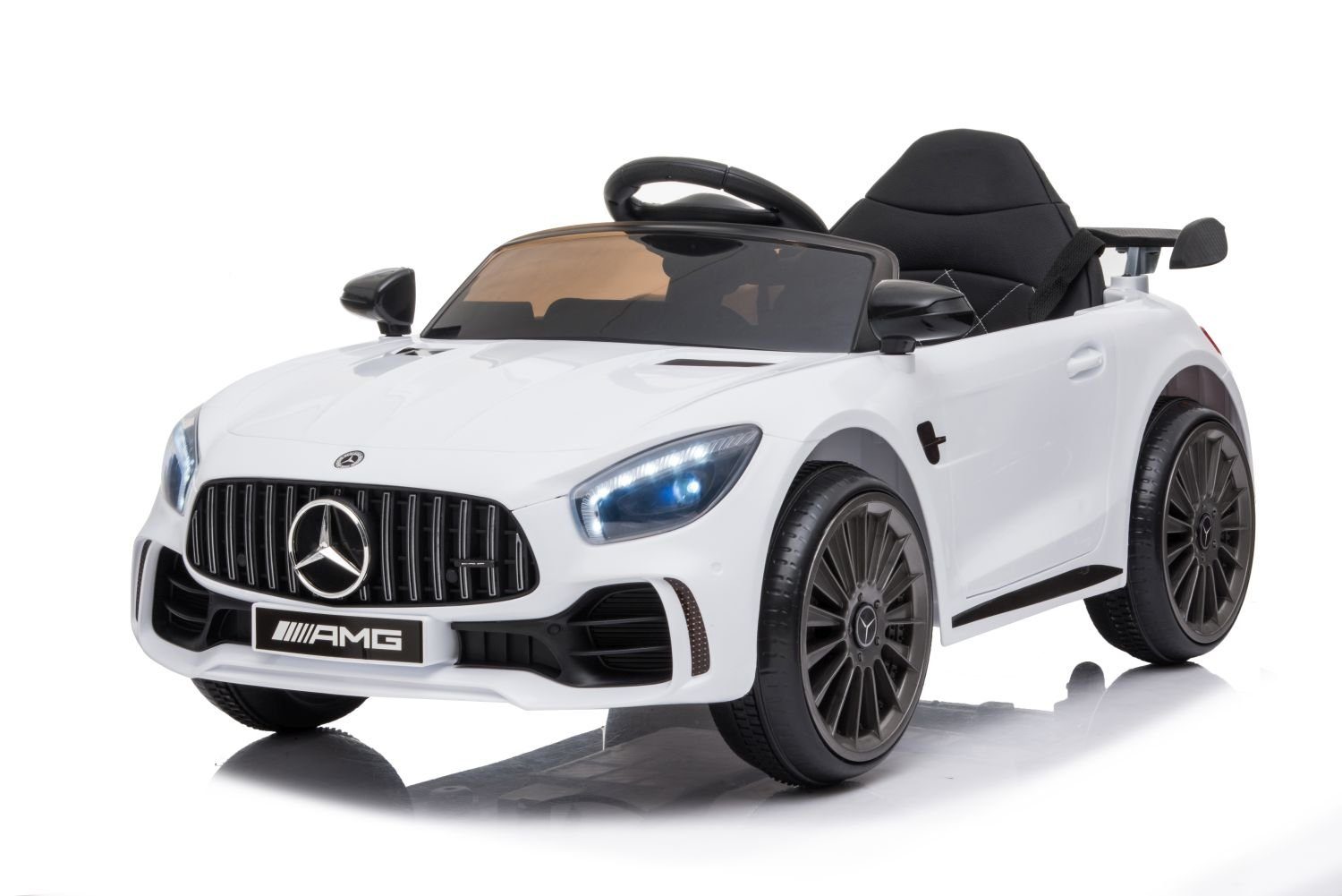 Carrinho Elétrico Infantil Mercedes GTR AMG da Toys Store, Carro Elétrico Infantil, Veículo Esportivo, Capacidade de Peso 35 kg