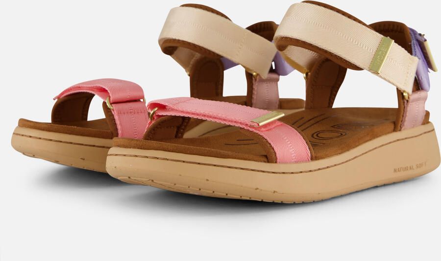 Woden Line LIte Sandalen roze Textiel Dames