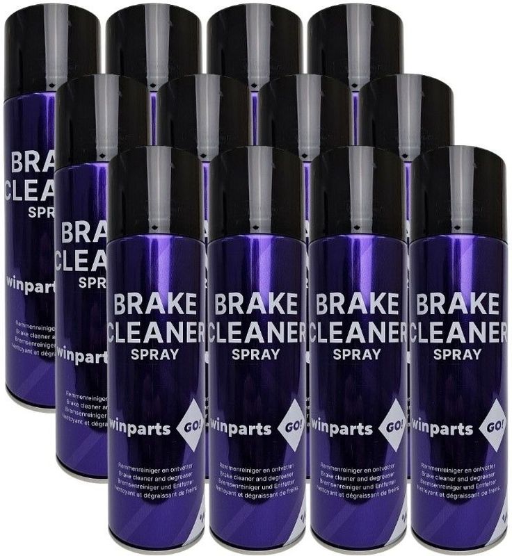 Winparts GO! Remmenreiniger 12x 500 ml Doosvoordeel