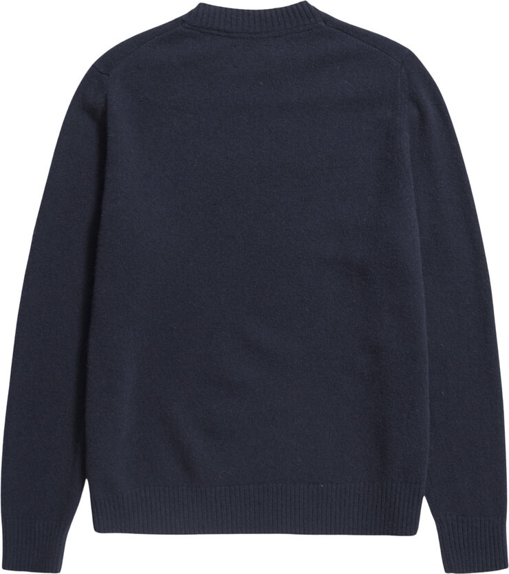 Norse Projects Norse Standard Merino Lambswool Sweater Blå
