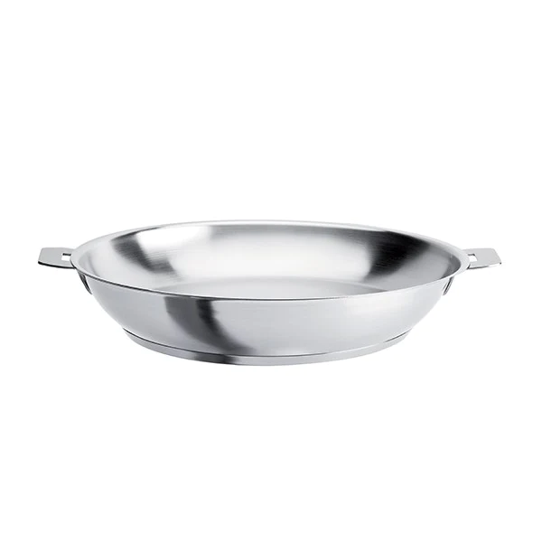 Poêle haute inox Strate 24 cm Cristel