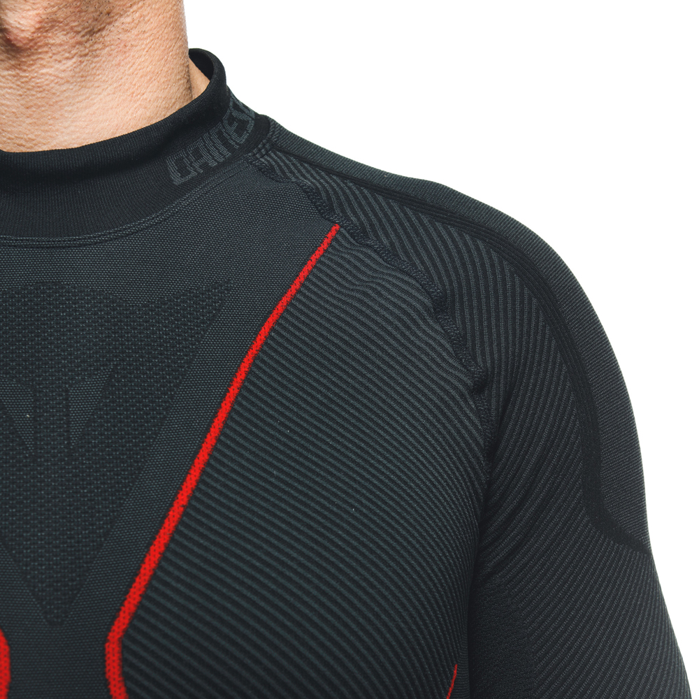 Dainese - T-shirt Thermique Thermo LS Noir / Rouge