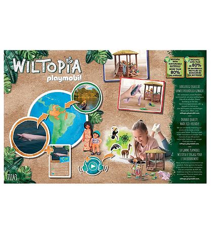 Playmobil Wiltopia - Padletur Med Floddelfinerne - 71143 - 44 De