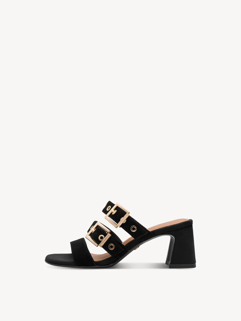 Leren Slipper - zwart