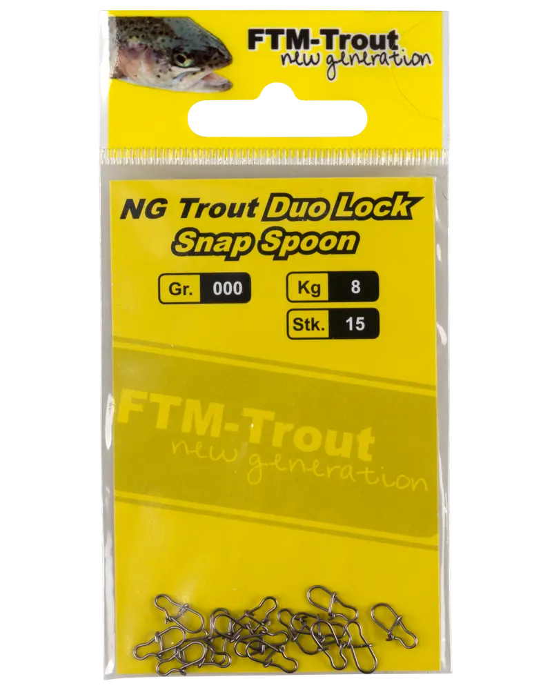FTM Trout NG Duo-Lock-Snap Str. 000 15-pak