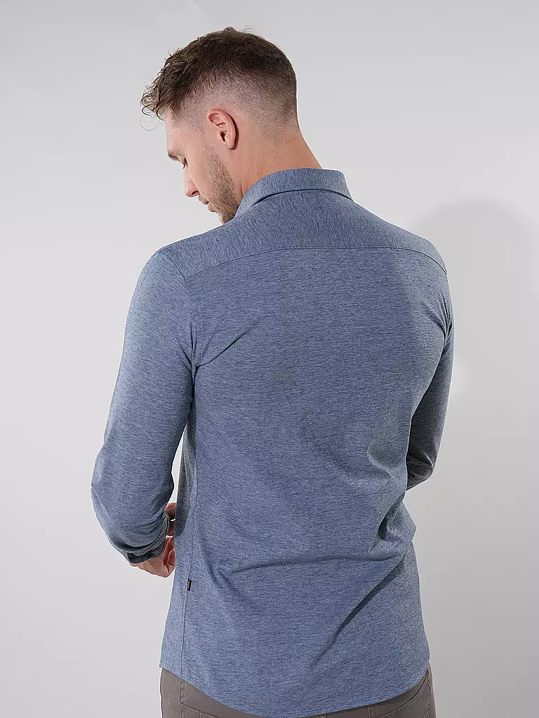 BOSS Hemd Slim Fit MYSOFT blau