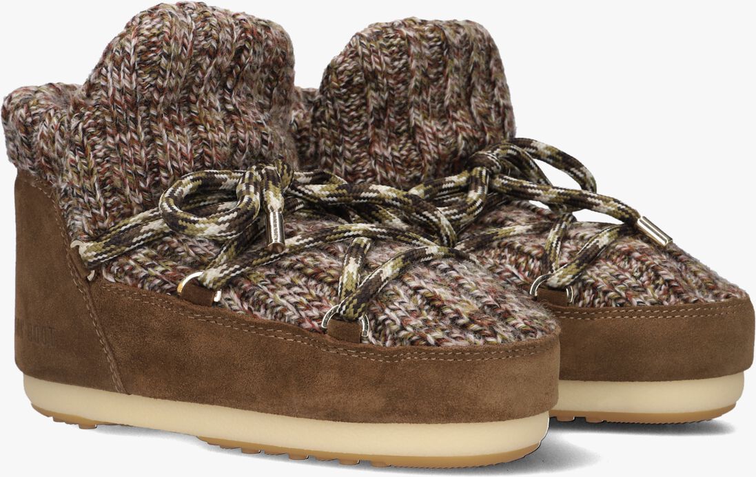 bruine moon boot vachtlaarzen 14601000
