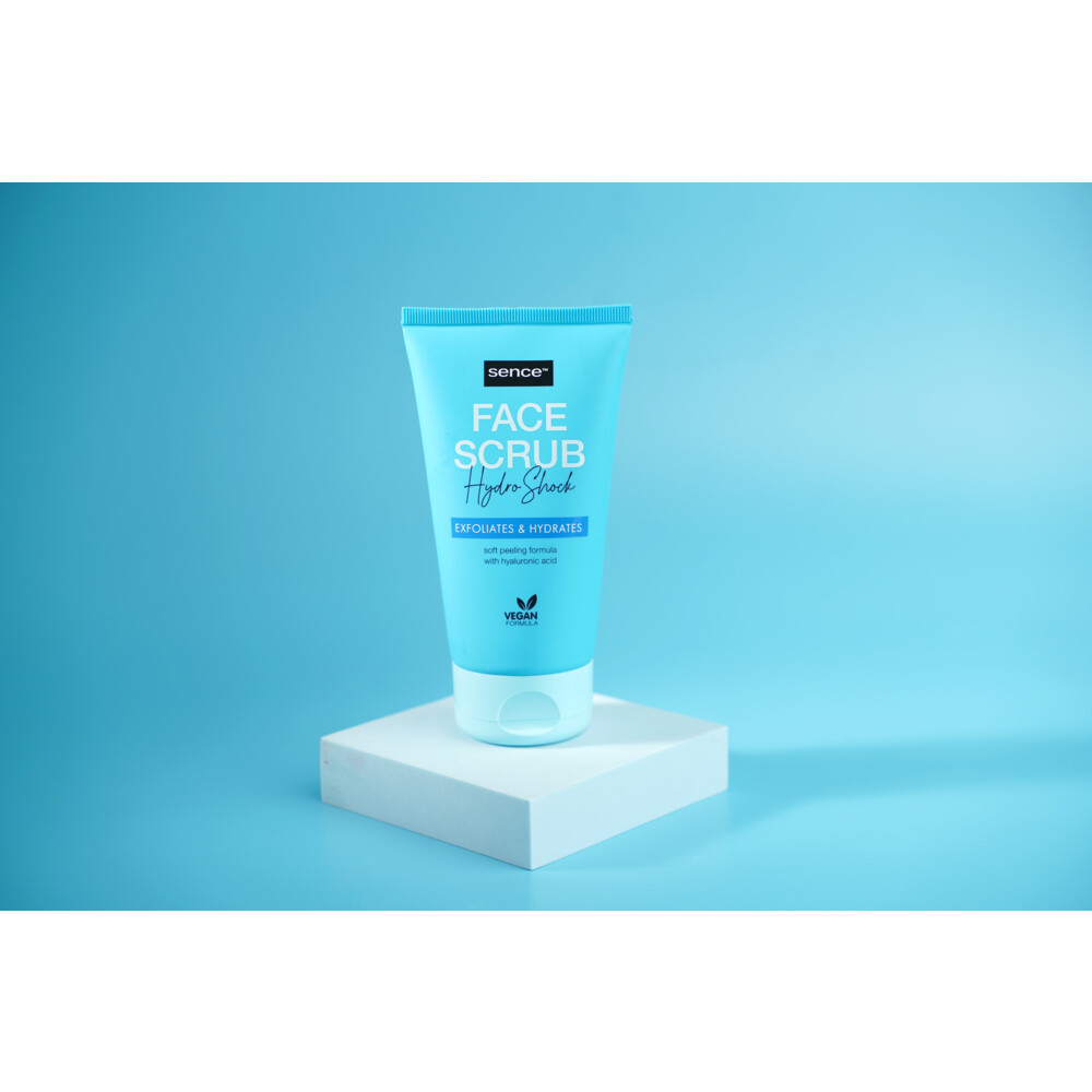 6x Sence Gezichtsscrub Alle Huidtypes Hydro Shock150 ml
