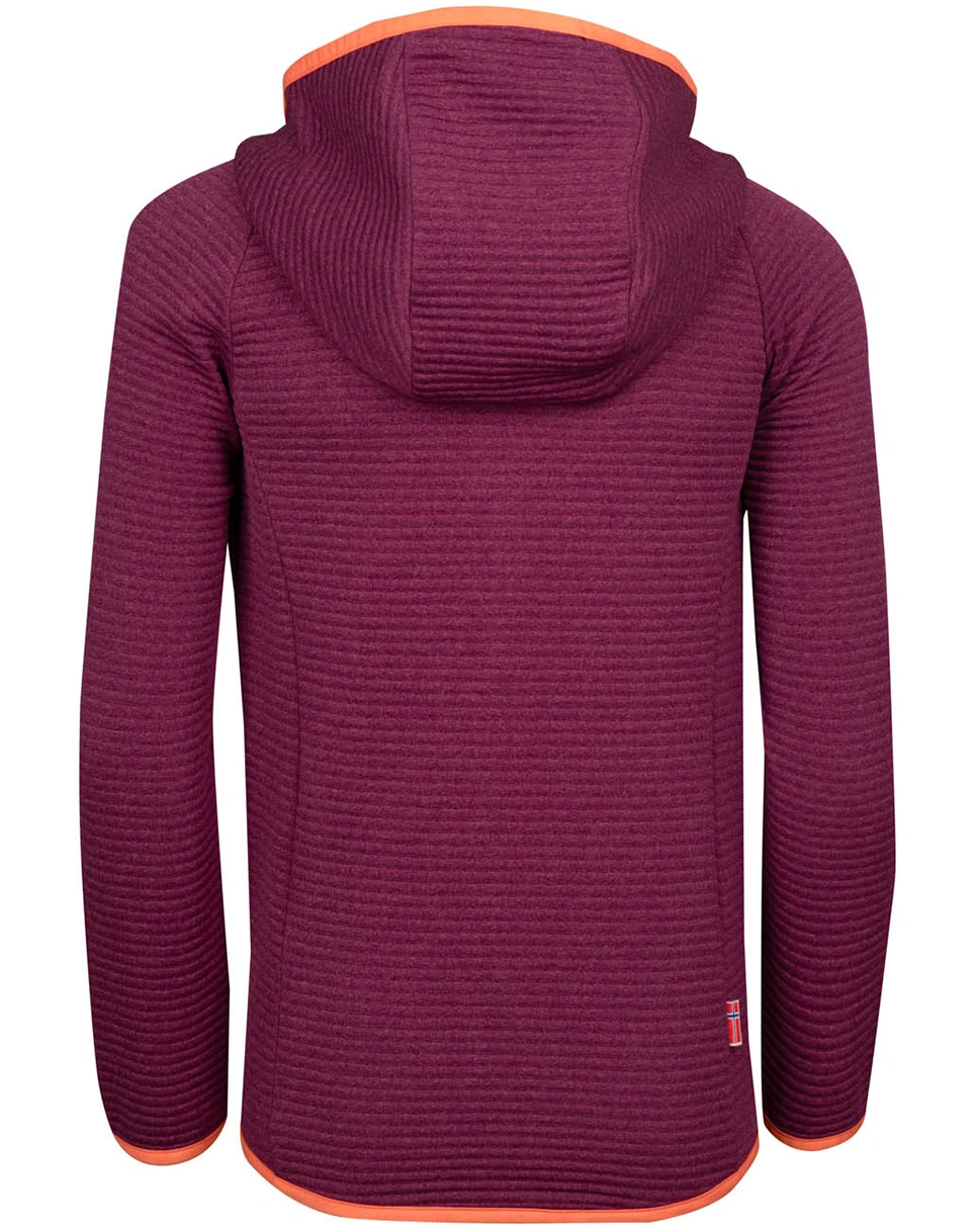 Fleecejacke SOGNDAL in mulberry/peach