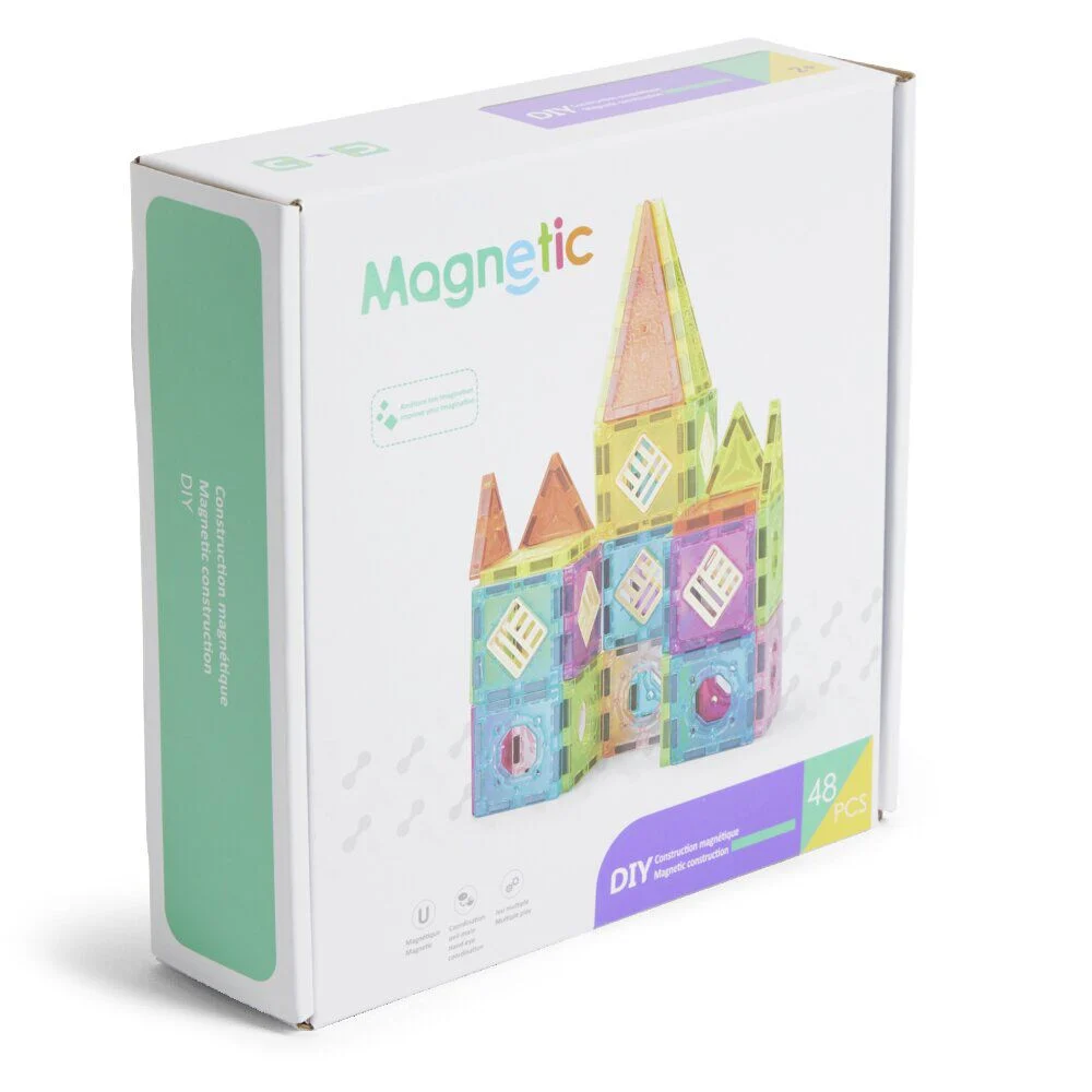 Jeu tuile magnétique 48 pièces