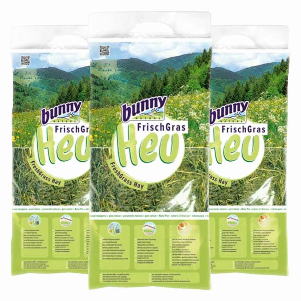 3x Bunny Nature Vers Gras Hooi Kamille500 gr