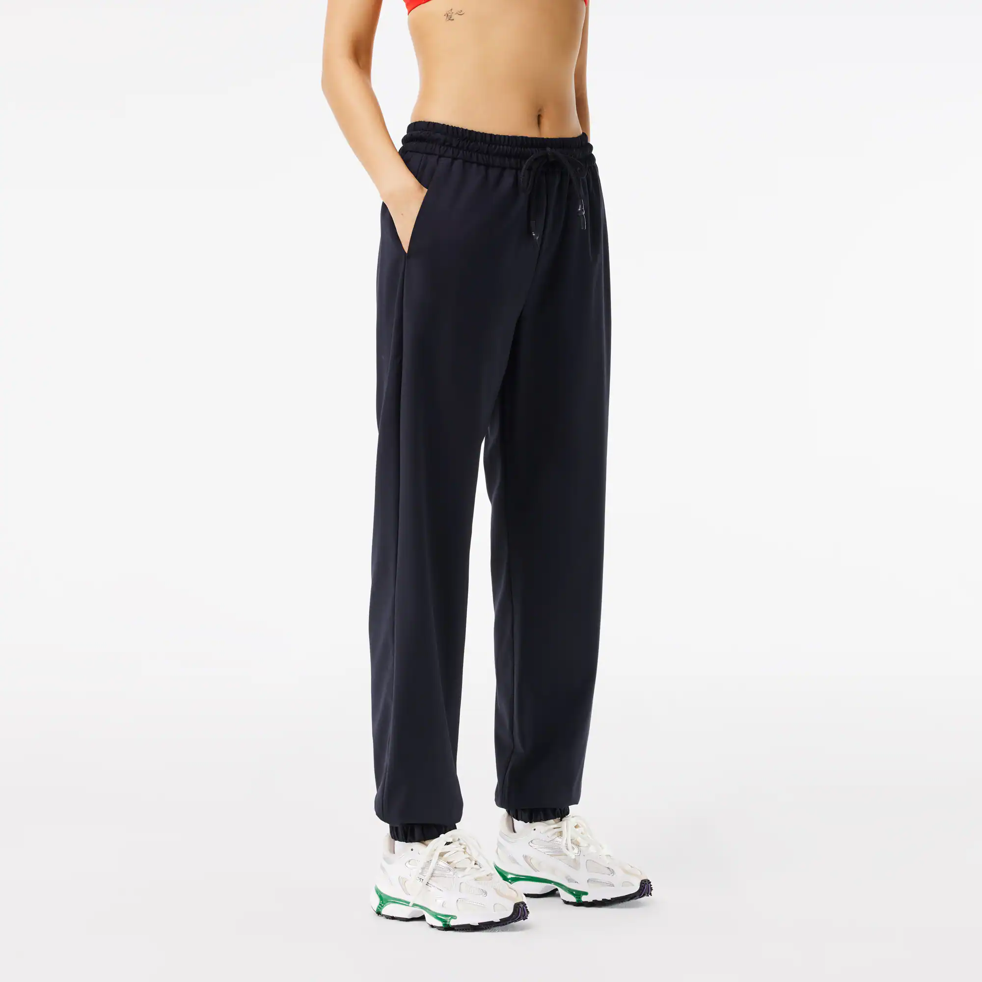 Drapierte Woll-Hose Hosen & Shorts - Blau - Lacoste - Damen