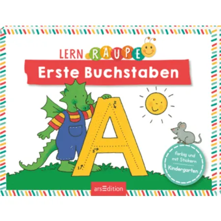 ars Edition Lernraupe – Erste Buchstaben