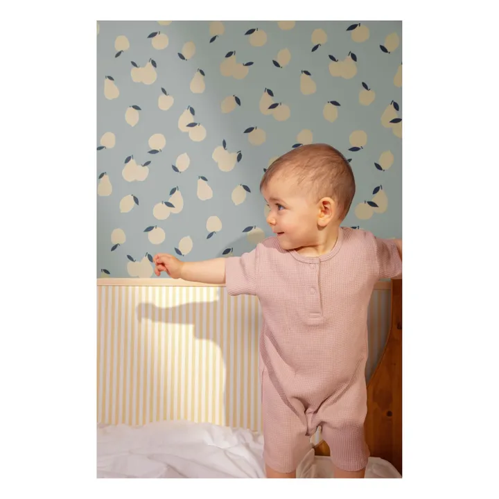 Maison Janette Rouleau de papier-peint Léopold | Bleu