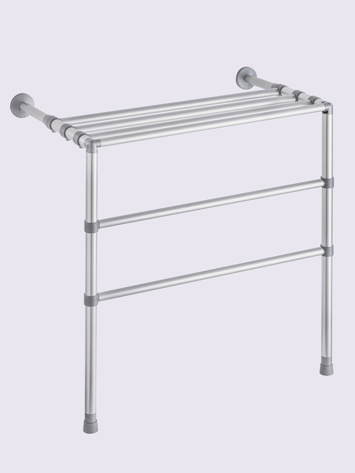 Étagère en aluminium et plastique